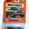 '57 Chevy Convertible-“Card #36-Aqua Green & Purple” (Matchbox 75 "Mattel Wheels Classic Decades" Series) “Rare-Vintage” (1997) 