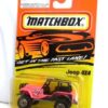 Jeep 4x4-“Card! #37-Pink Variant w/"Cool Mud" Tampo” (Matchbox 75 “Tyco Fast Lane” Collectible Series) “Rare-Vintage” (1996) 