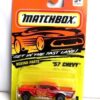(4) '57 Chevy (Red with Flames) 1994 - Copy '57 Chevy- “Card! #04-Red & Chrome w/Flames” (Matchbox 75 “Tyco Fast Lane” Collectible Series) “Rare-Vintage” (1994)