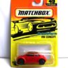 VW Concept -“Card #49- Red W/Black Roof” (Matchbox 75 Superfast Series) “Rare-Vintage” (1997) 