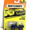 Jeep Wrangler “Card #05-Blue/Yellow” (Matchbox 75 Challenge Series) “Rare-Vintage” (1997) 