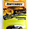 (62) Oldsmobile Areotech (Areotech Logo-Gold Wheels - Copy Oldsmobile Areotech -Gold Wheels Variant “Card! #62-Purple & White w/Areotech Tampo” (Matchbox 75 “Tyco Fast Lane” Collectible Series) “Rare-Vintage” (1993)