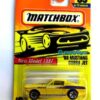 '68 MUSTANG COBRA JET “Card #69- Yellow & Purple W/White Stripes” (Matchbox 75 Superfast Series) “Rare-Vintage” (1997) 