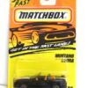Mustang Cobra-“Card! #71-Black W/Gray Hood Tampo” (Matchbox 75 “Tyco Fast Lane” Collectible Series) “Rare-Vintage” (1996) 