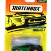 Mazda RX-7 “Card #08- Green 'n' Black” (Matchbox 75 Superfast Series) “Rare-Vintage” (1997) 
