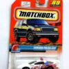 Camaro Police Car ("DARE") -"Card #89-White & Red" (Matchbox 100 Mattel Wheels Series) “Rare-Vintage” (1998)