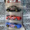 Flag Flyers Gift Pack "PC5, Y5 & 10-Spoke Wheels" (Hotwheels 1:64 Scale 5-Car Box Set) “Rare-Vintage” (2002)