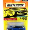 '69 Camaro SS 396 -“Card #40- Metallic Blue, CAMARO SS W/Dual White Stripes” (Matchbox 75 Superfast Series) “Rare-Vintage” (1997) 