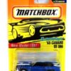 '69 Camaro SS 396 -“Card #40- Metallic Blue, CAMARO SS W/Dual White Stripes” (Matchbox 75 Superfast Series) “Rare-Vintage” (1997) 