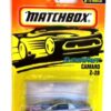 Camaro Z-28 -“Card #43- Metallic Silver/Stars 'n Stripes” (Matchbox 75 Superfast Series) “Rare-Vintage” (1997)