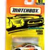 Nissan 300 ZX -“Card #61-Silver-ZX w/Yellow & Orange” (Matchbox 75 Superfast Series) “Rare-Vintage” (1997) 