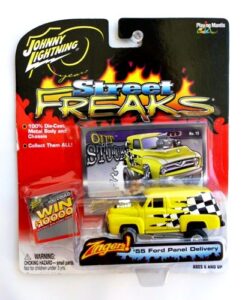 Vintage ’55 Ford Panel Delivery Yellow Mag Wheels-1