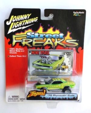 Vintage '70 Plymouth Cuda Green & Yellow