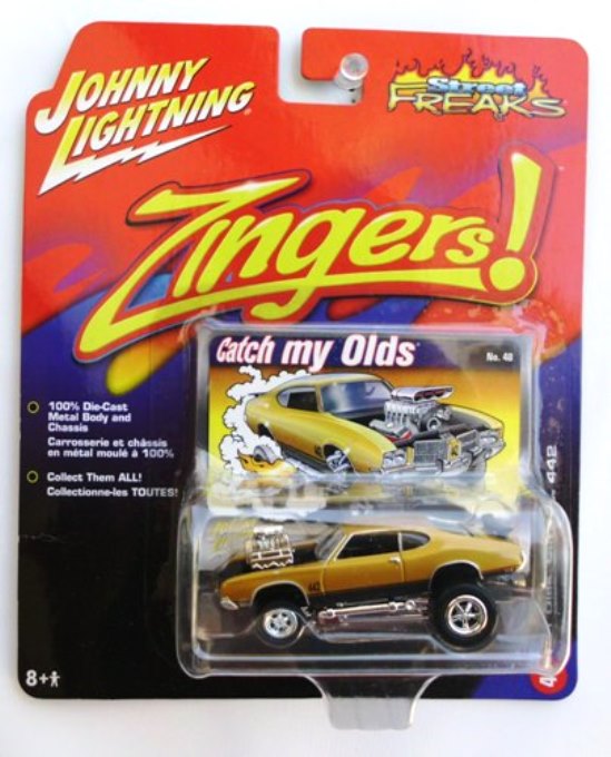 Vintage '71 Olds Cutlass 442 Gold w5-Spoke