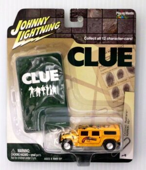 2004 JL Clue Colonel Mustard Hummer H1 (1/64 Scale) Dark Yellow