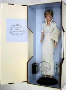 Diana Princess of Wales Porcelain Portrait Doll-00