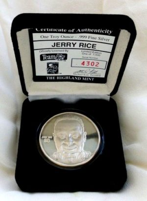 HM_Jerry Rice Silver Series .999 Fine Silver