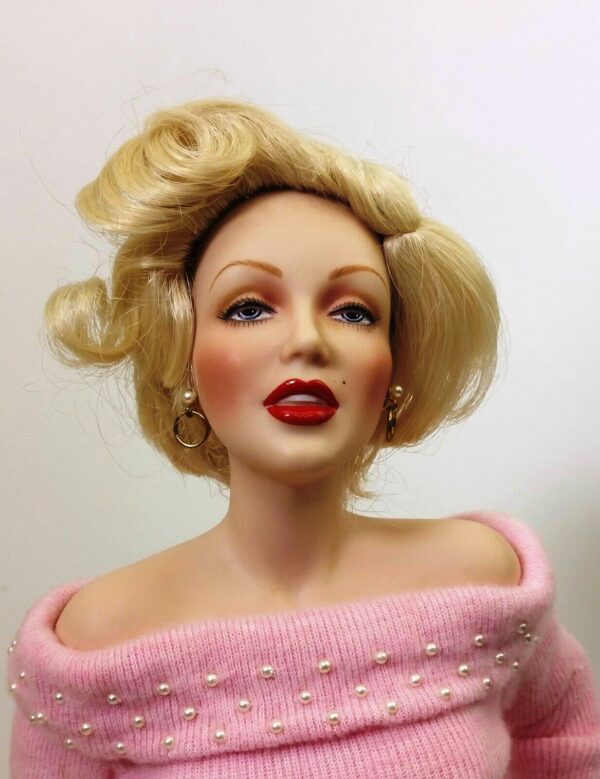 Marilyn Monroe Sweater Girl Porcelain Doll-b