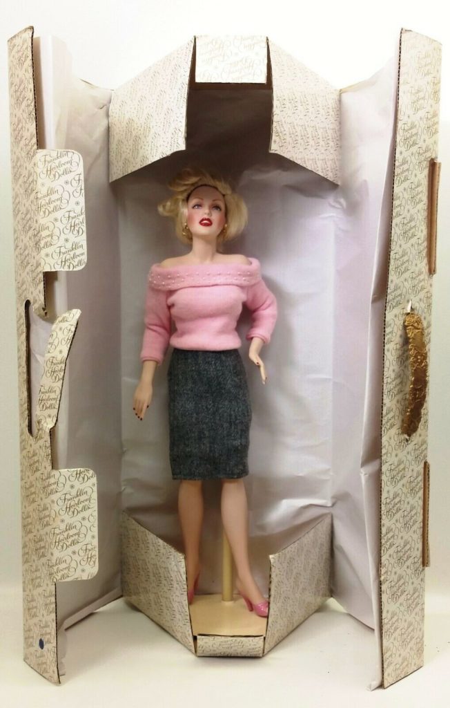 Marilyn Monroe Sweater Girl Porcelain Doll-c