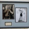 (Autograph) Johnny Weissmuller as Tarzan 1 JOHNNY WEISSMULLER #1 Merge ("Tarzan") "Two Rare-Vintage 8x10 Photos & Autograph Matted Set"