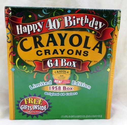 Crayola Crayons (Happy 40th Birthday