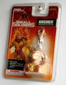Small Soldiers (ARCHER) TALKING KEY CHAIN OPENED (1998)
