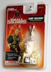 Small Soldiers (CHIP HAZARD) TALKING KEY CHAIN OPENED (1998)