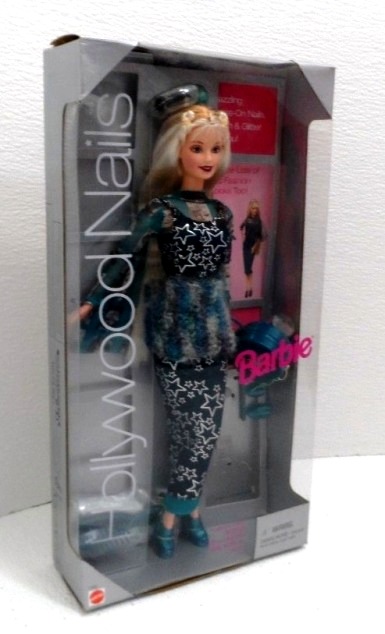 HWN Barbie-a Hollywood Nails Barbie (Blonde "Loop-Hair Style" Exclusive Special Edition) "Rare-Vintage" (1999)