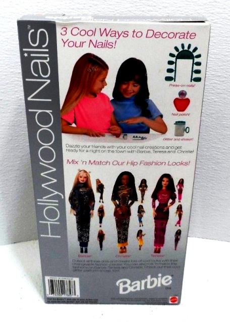 HWN Barbie-b Hollywood Nails Barbie (Blonde "Loop-Hair Style" Exclusive Special Edition) "Rare-Vintage" (1999)