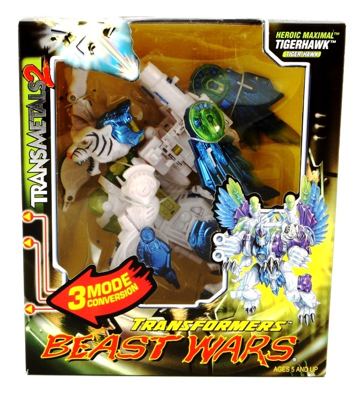 Transformers Beast Wars Tigerhawk 1999 Transmetals Missing Missiles 