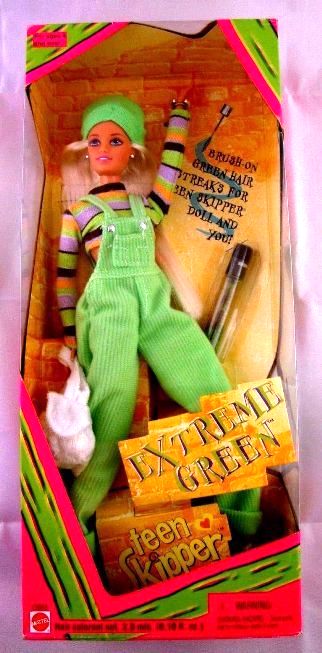 Extreme Green Teen Skipper ("Barbie's Sister" Exclusive Special Edition) "Rare-Vintage" (1997)