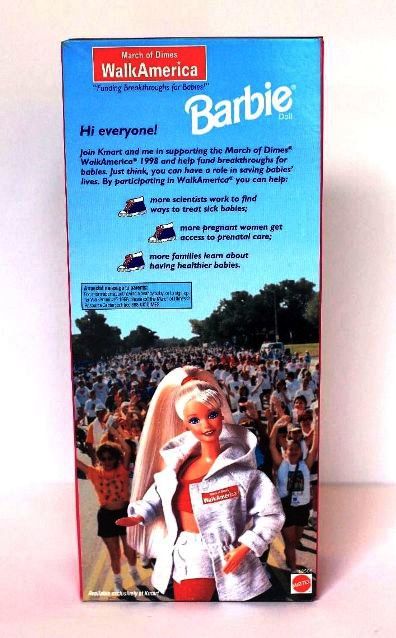 Walk Americ Barbie ("March of Dimes"-Walk America K-Mart "Exclusive Special Limited Edition") "Rare-Vintage" (1997)
