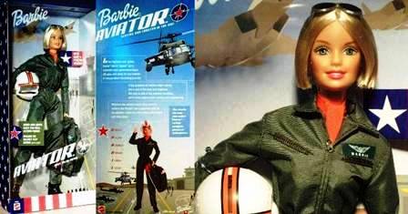 aviator barbie face Aviator Barbie (AAFES "Exclusive Blonde Special Edition") "Rare-Vintage" (2001)