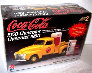 1950 Chevrolet Pickup Coca-Cola (Plastic Model Kit) Yellow - Copy
