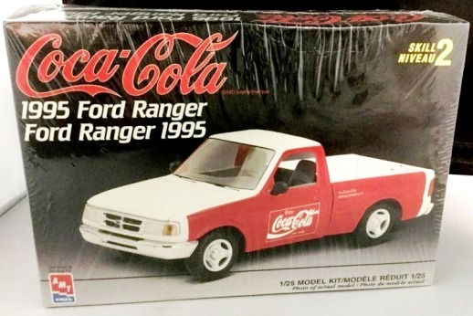 1995 Ford Ranger Truck Red & White Coke
