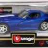 Bburago Dodge Viper GTS Coupe 1996 blue