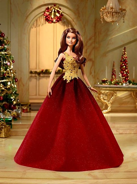holiday barbie red dress