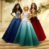 2016 Holiday Barbie Red Cown-F 2016 Holiday Barbie (The Peace, Love and Hope Collection) Latina Red Gown Release (2016)