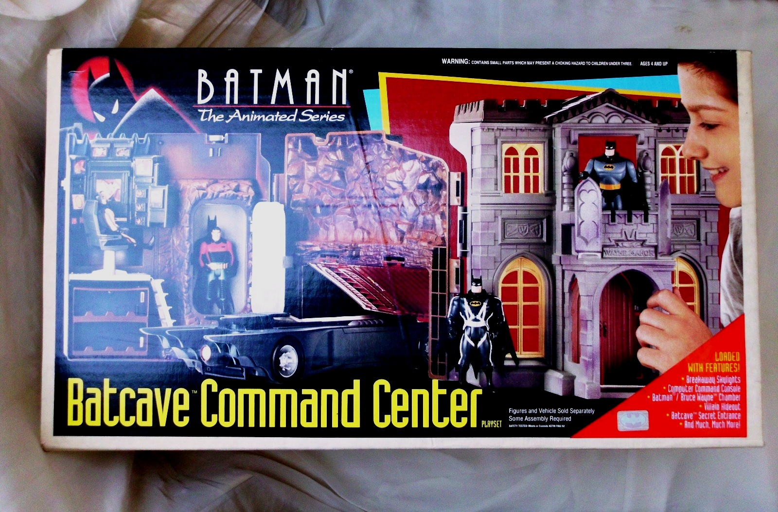 Batman Batcave Command Center The Animated Series Kenner Original Action Playset Rare Vintage 1993 Now And Then Collectibles