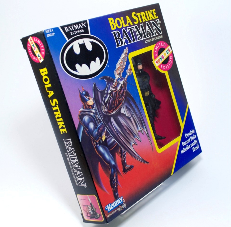 Batman Weapon BOLA STRIKE Batman Silver Missiles w Rope Kenner 1991