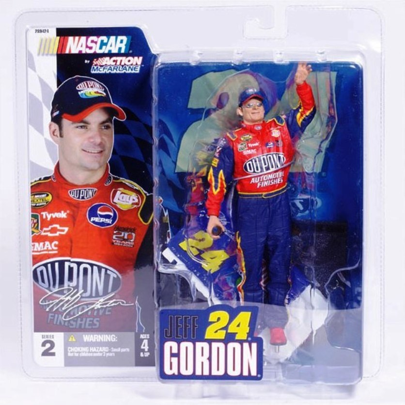 2004 McFarlane Nascar - Jeff Gordon #24 “Holding (1)