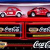 1962 VW Beetle & Coke VW Concept 1 “Red & White w/Goodyear Tires” (Matchbox “Coca-Cola VW Beetle 2-Pack” Collectible Series) “Rare-Vintage” (1998) 