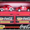1962 VW Beetle & Coke VW Concept 1 “Red & White w/Goodyear Tires” (Matchbox “Coca-Cola VW Beetle 2-Pack” Collectible Series) “Rare-Vintage” (1998) 