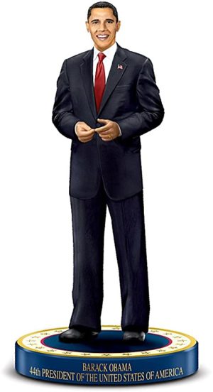 President Barack Obama “Exclusive Commemorative Limited Edition Figurine”! (The Hamilton Collection-Obama Presidential Collection”) “Rare-Vintage” (2010)