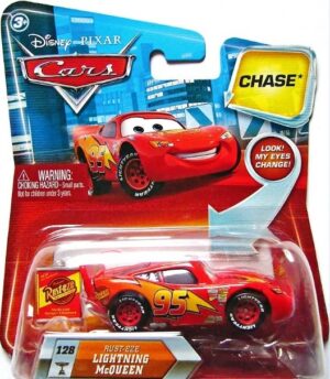 Disney Cars RUST-EZE Lightning McQueen Chase #128-01 Disney Cars RUST-EZE Lightning McQueen Chase #128-01