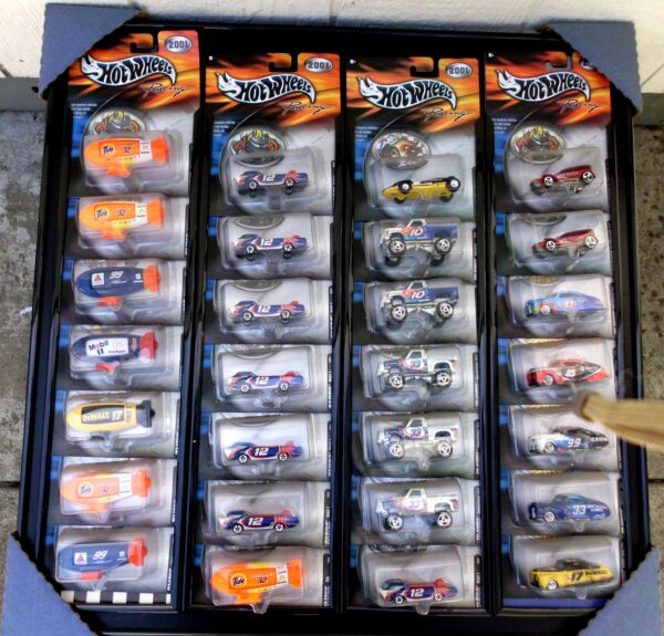 Set #6 Hotwheels Racing Black Frame-28pcs-b Set #6 Hotwheels Racing Black Frame-28pcs-b