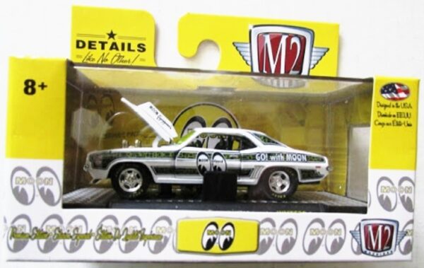 '69 Camaro COPO (White with Black Moon Equipped Decals) (1aa)