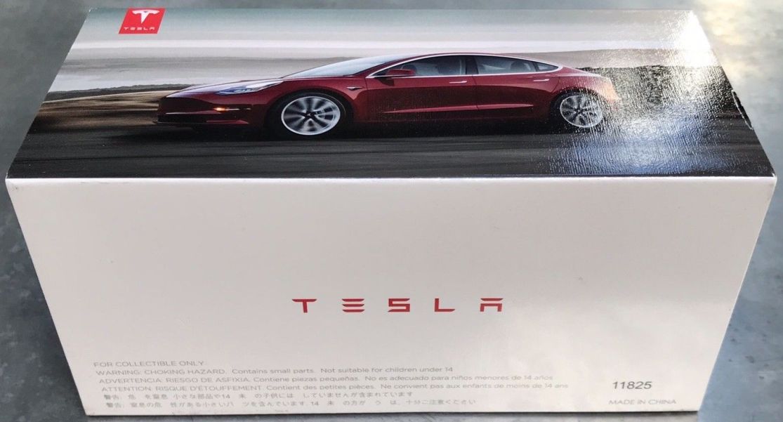 Details about   Tesla Model 3 Diecast 1/43 Red Collectible Reservation Holder Car BRAND NEW