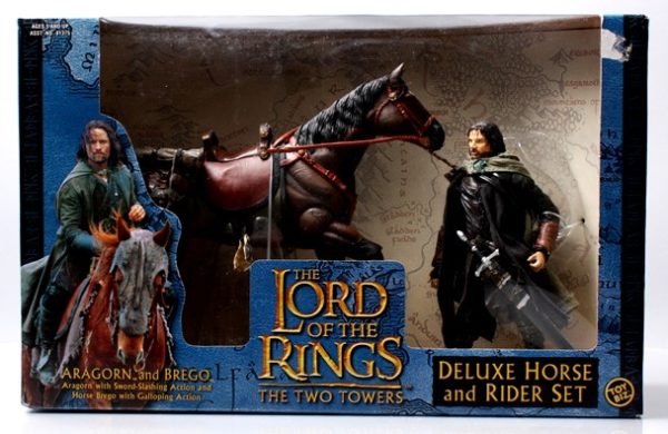 Aragorn and Brego (Horse and Rider Variant Two Towers Blue Box)