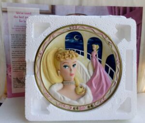 Barbie ("Forever Glamorous") Three Dimensional Exclusive Plates Collection "Rare-Vintage" (1994)